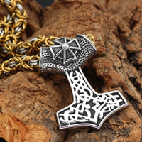 Collana Mjolnir Bravery decorata