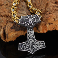 Collana Mjolnir Bravery decorata