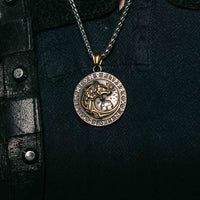 Collana del lupo gigante d'oro - Fenrir