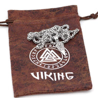 Collana Valknut punta | Acciaio inossidabile