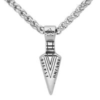 Collana Valknut punta | Acciaio inossidabile