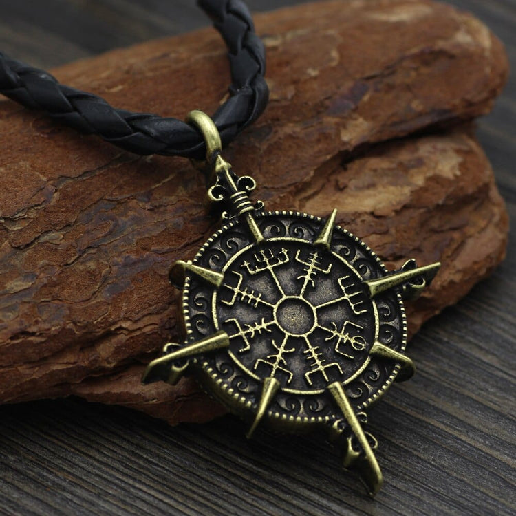 Collana Vegvisir bussola del destino