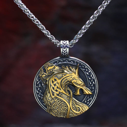 Collier Collier Viking Jörmungandr le serpent de Midgard - Odins Hall