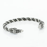Bracciale della fedeltà vichinga - Odin's Crows - Argento