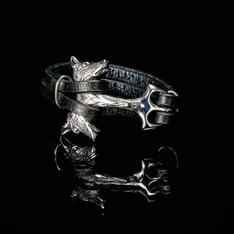 DIMACCI Bracciale in pelle di vitello | Collezione Alba, color tortora in acciaio inox | gioielli per equitazione donna in confezione regalo | con incisione DIMACCI Bracciale in pelle di vitello | Collezione Alba, color tortora in acciaio inox | gioielli per equitazione donna in confezione regalo | con incisione
