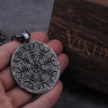 Talismano runico vichingo in acciaio inossidabile