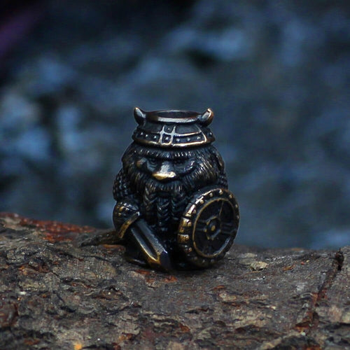 24 Perline Rune Vichinghe In Metallo Per Barba E Capelli - Accessori Fai Da Te Per Bracciali E Collane - Foto 2