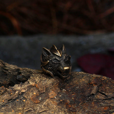 Perle di lupo Fenrir - 3 pezzi in acciaio inox